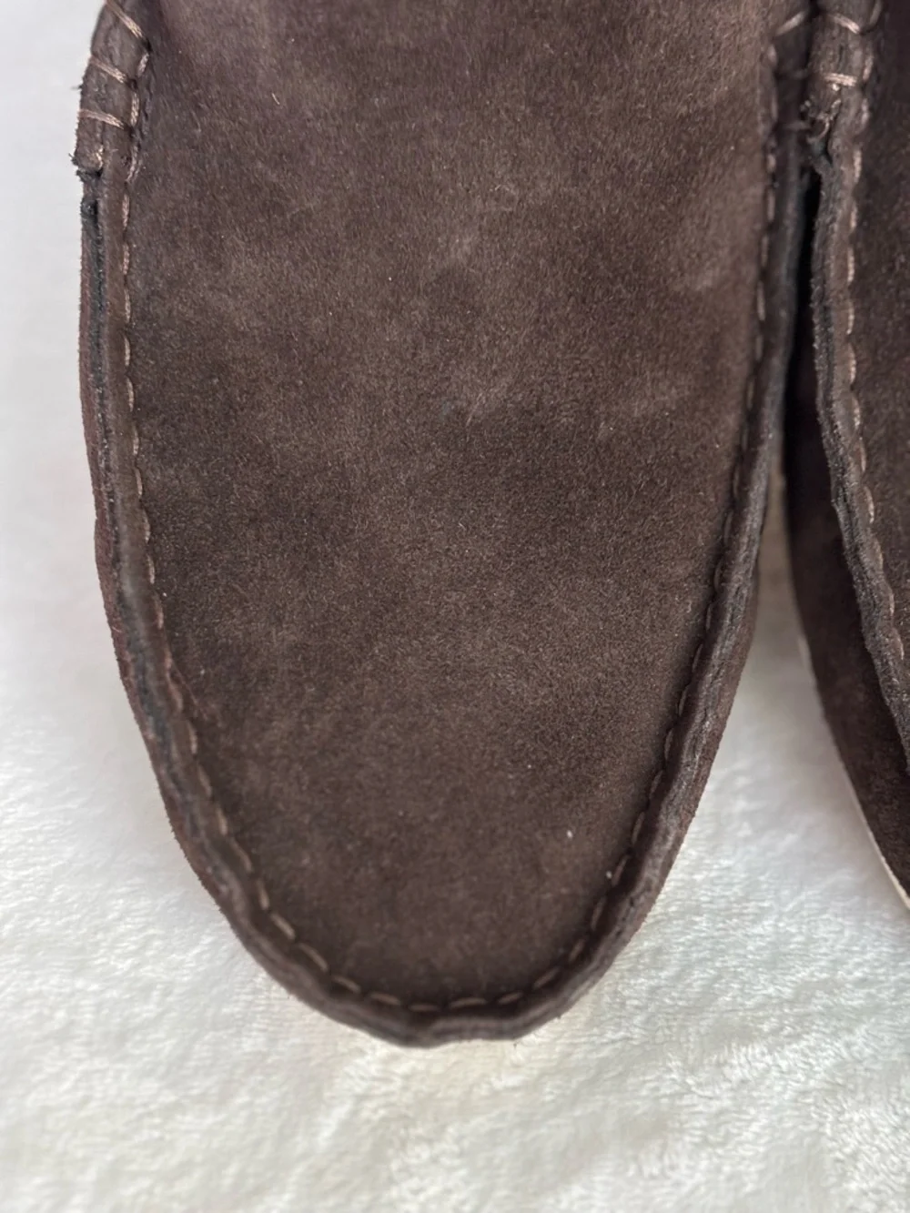 OLUKAI Men's Ka'a Brown Italian Suede Slip On Loafer--NEW--12